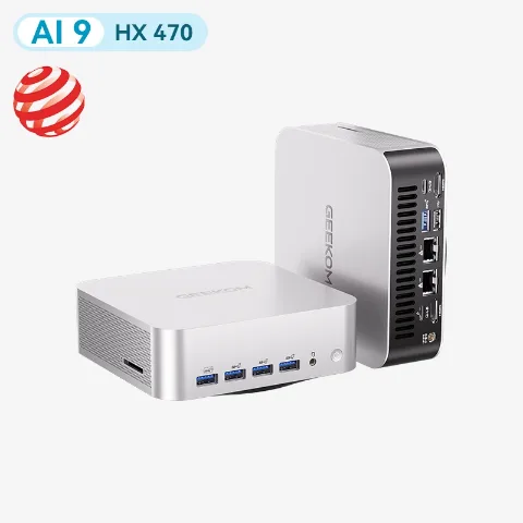 Geekom A9 Max 2026 Edition AMD Ryzen AI 9 HX 470 | HX 370